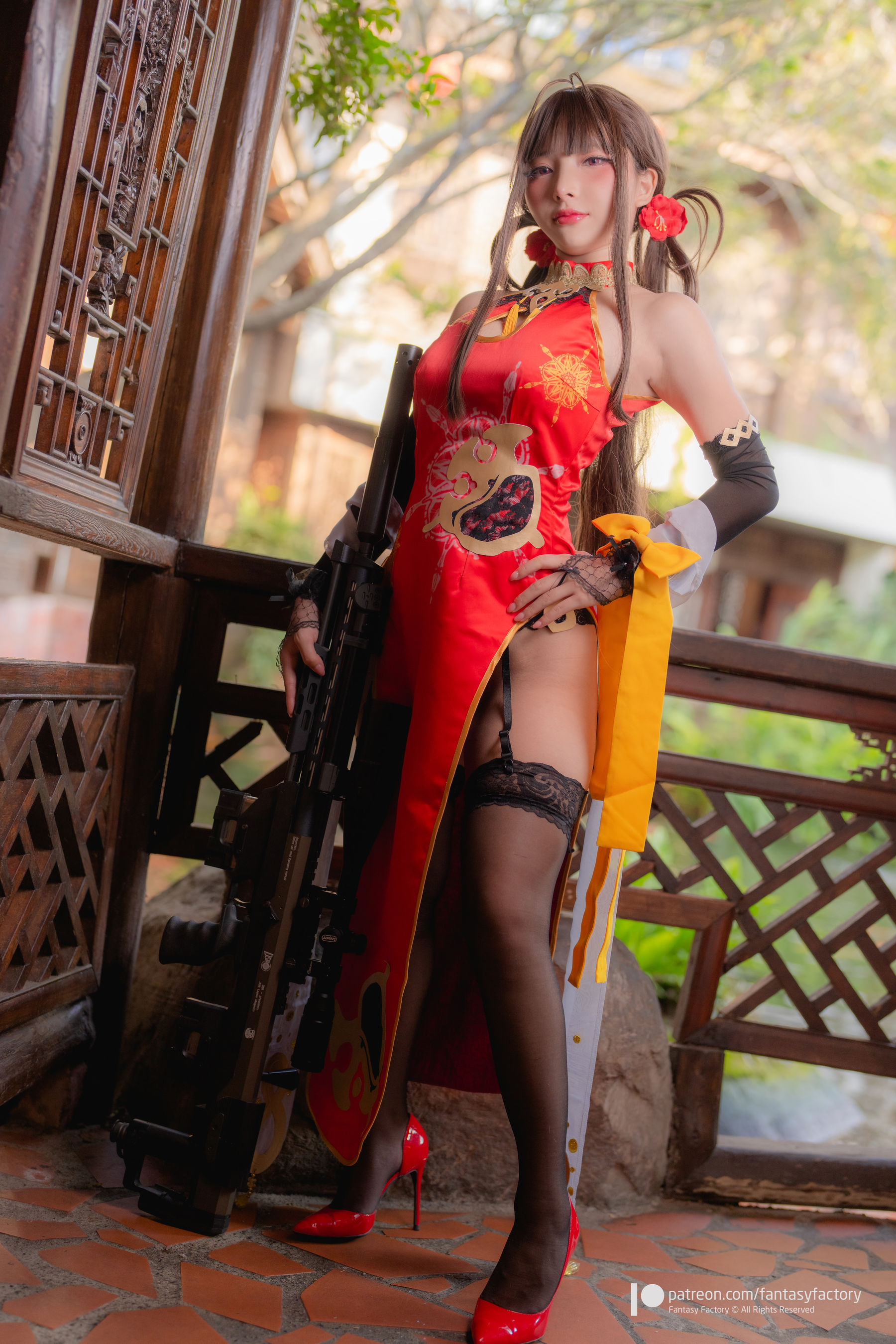 [Fantasy Factory] 小丁 Cosplay写真 - 2022.01 DSR-50 cheongsam