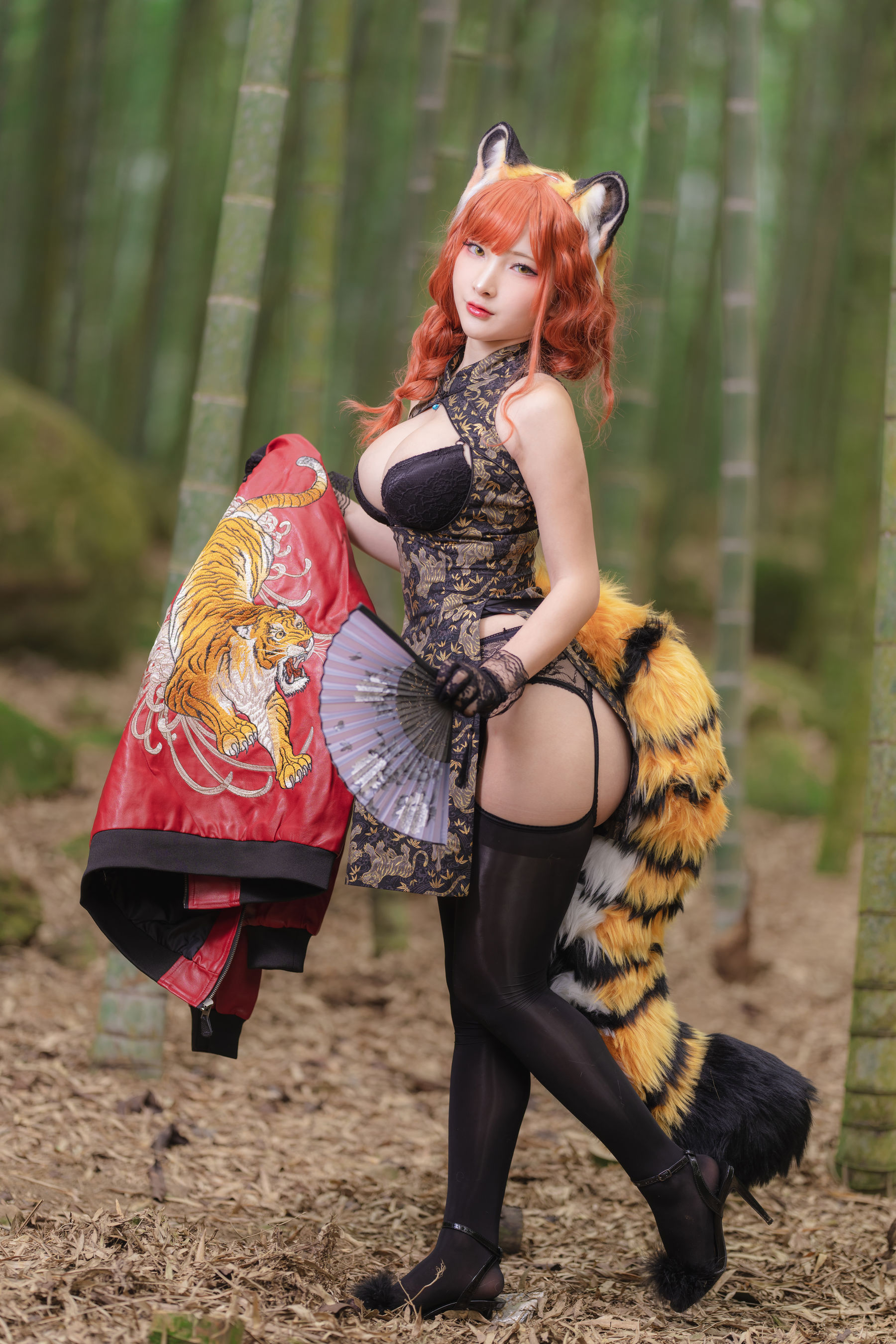 [Fantasy Factory] 小丁 Cosplay写真 - 2022.01 Tiger cheongsam