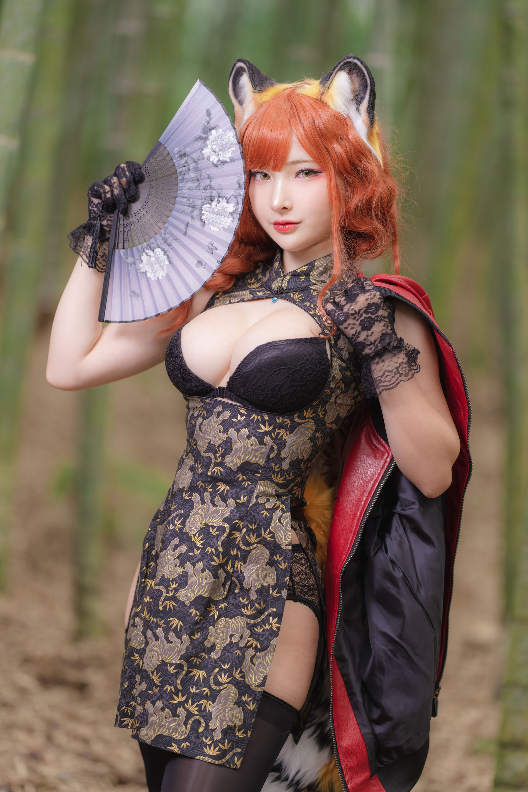 [Fantasy Factory] 小丁 Cosplay写真 - 2022.01 Tiger cheongsam