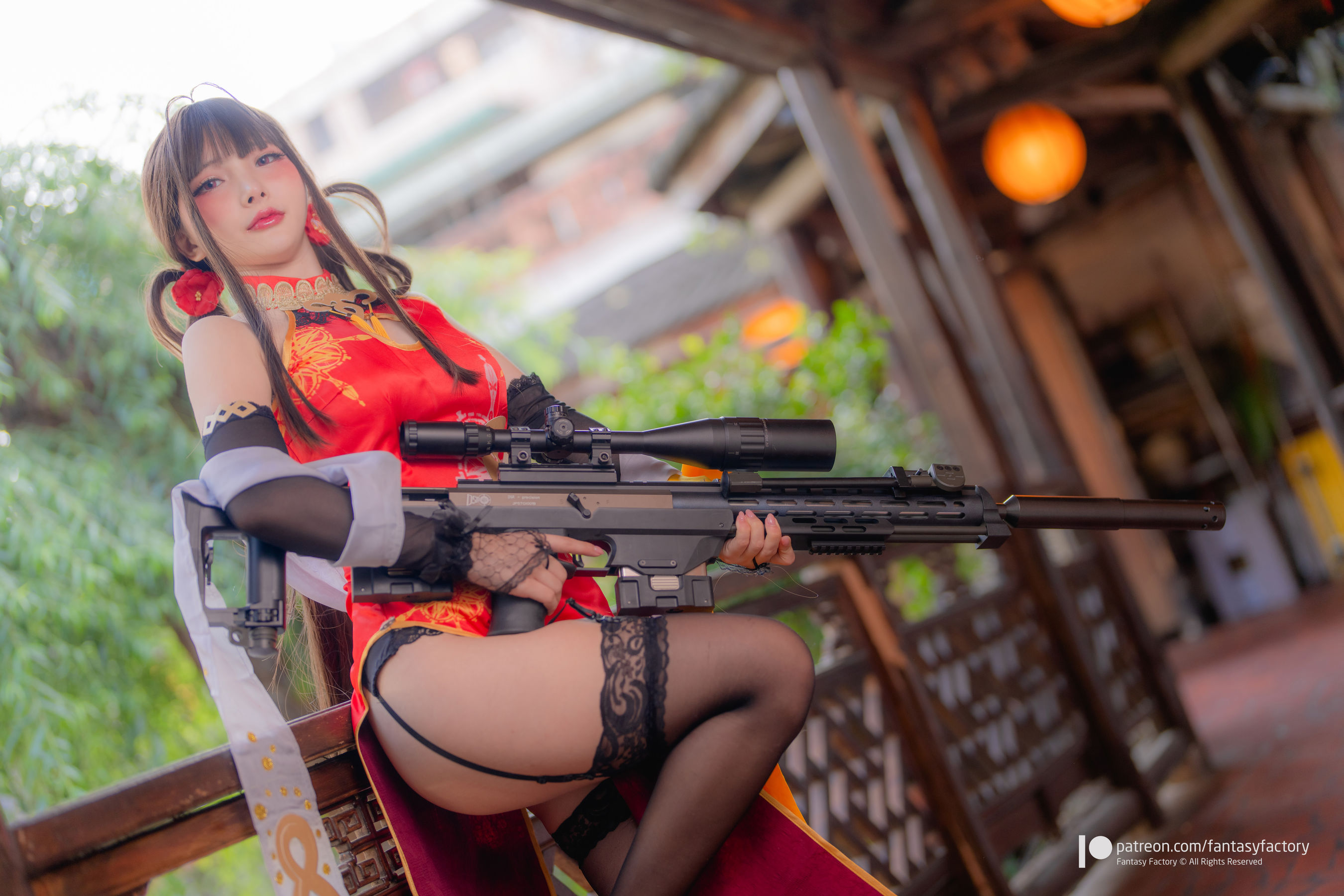 [Fantasy Factory] 小丁 Cosplay写真 - 2022.01 DSR-50 cheongsam